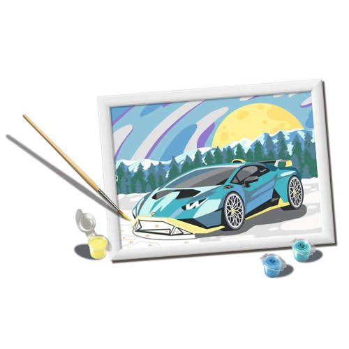 Ravensburger CreArt Blue Lamborghini Schilderen op nummer voor kinderen
