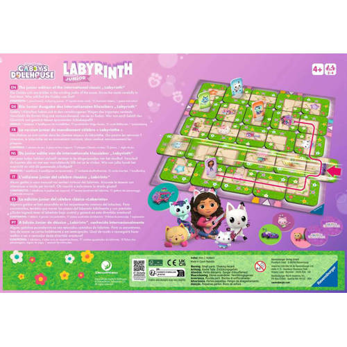 Ravensburger Gabby's Dollhouse Junior Labyrinth Bordspel
