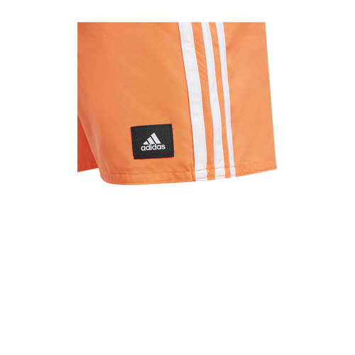 Adidas Performance zwemshort oranje wit Jongens Polyester Logo 176