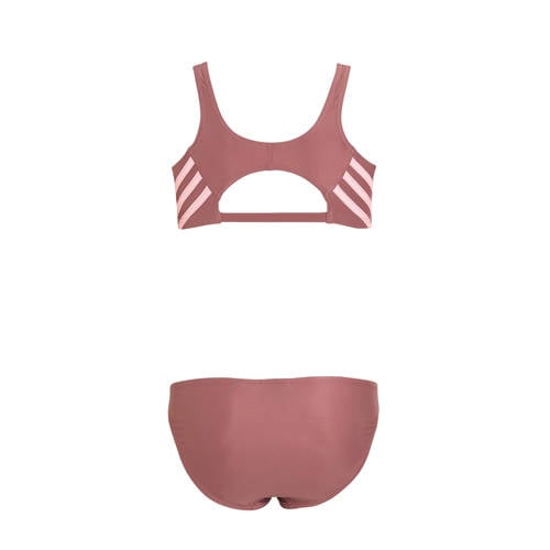 Adidas Performance crop bikini oudroze Meisjes Polyamide Logo 128