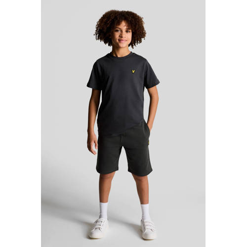 Lyle & Scott sweatshort MLB2014V Grijs Effen 122 128