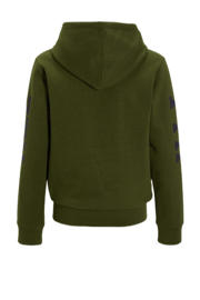 thumbnail: anytime hoodie met backprint groen