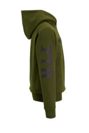 thumbnail: anytime hoodie met backprint groen