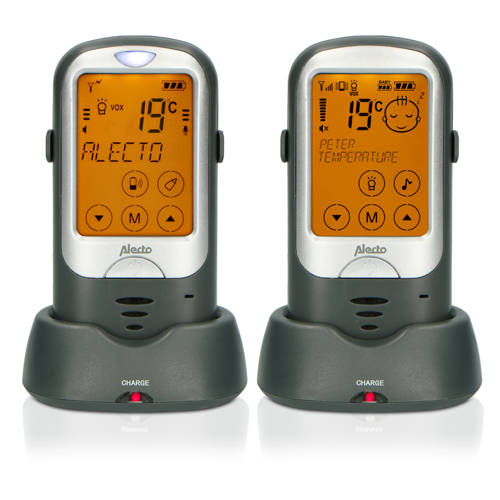Alecto DBX68GS Outdoor babyfoon Zwart | Babyfoon van Alecto