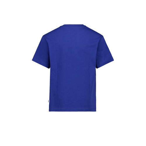 America Today T-shirt met backprint kobalt blauw Jongens Katoen Ronde hals 134 140