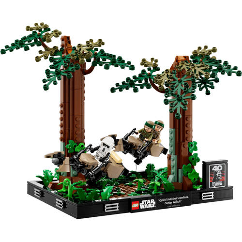 Lego Star Wars Endor™ speederachtervolging diorama 75353 Bouwset