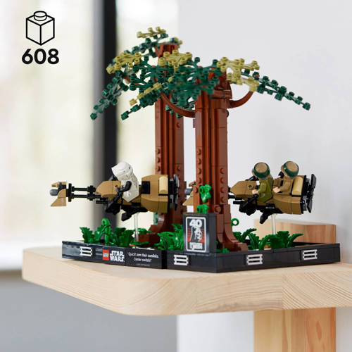 Lego Star Wars Endor™ speederachtervolging diorama 75353 Bouwset