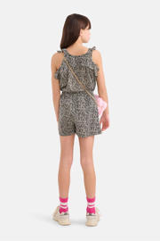 thumbnail: Shoeby T-shirt met all over print zwart