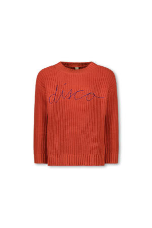 gebreide trui rood