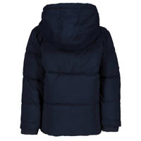 thumbnail: Donkerblauwe jongens Tom Tailor baby gewatteerde winterjas van polyester met effen, lange mouwen, capuchon en ritssluiting
