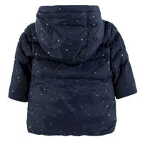 thumbnail: Tom Tailor baby gewatteerde winterjas met stippen donkerblauw/goud