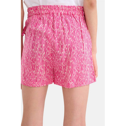 Shoeby skort met all over print roze Rok Meisjes Viscose All over print 98 104