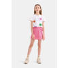 Shoeby skort met all over print roze