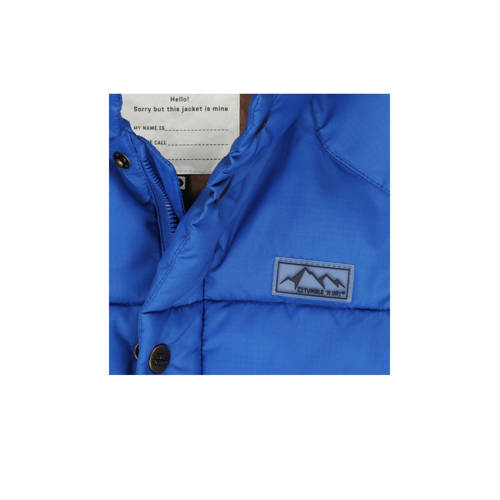 Tumble 'n Dry bodywarmer Montange kobalt blauw Jongens Polyester Opstaande kraag 110