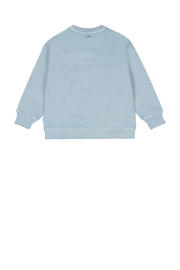 thumbnail: Blauwe meisjes Tumble 'n Dry sweater Morzine met lange mouwen en ronde hals