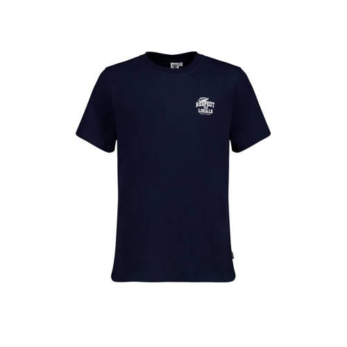 America Today T-shirt Blauw Jongens Katoen Ronde hals Logo - 122/128