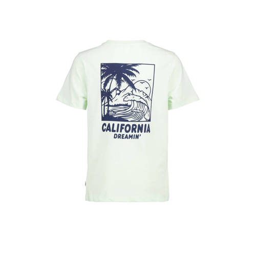 America Today T-shirt Ecru Jongens Katoen Ronde hals Logo 146 152