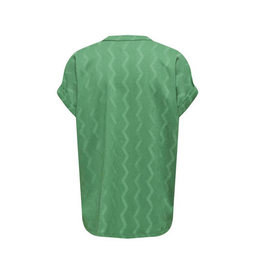 ONLY MATERNITY zwangerschapsblousetop OLMDIA frisgroen Dames Polyester V-hals S