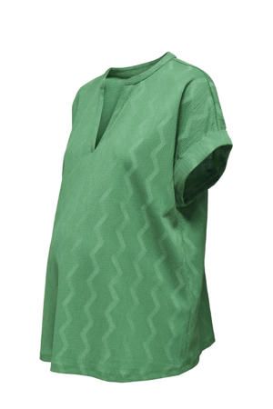 zwangerschapsblousetop OLMDIA frisgroen