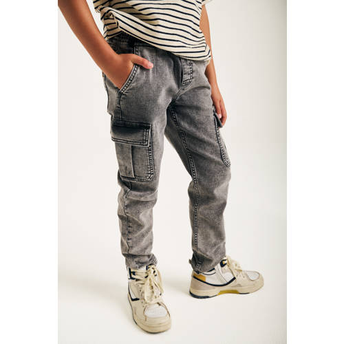 Tumble 'n Dry regular fit jeans Jaro denim grey stonewash Grijs Jongens Katoen 116