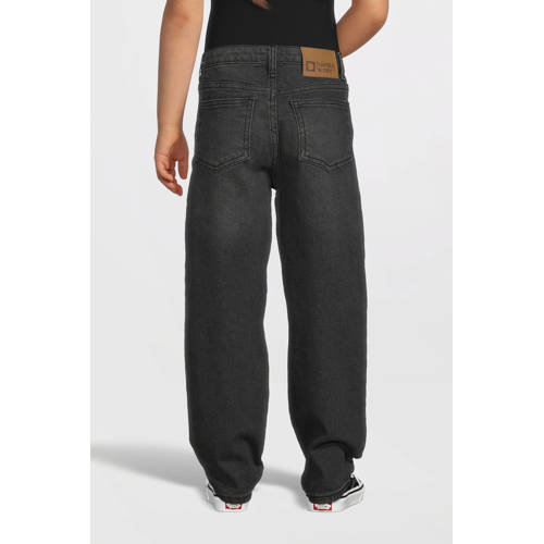 Tumble 'n Dry mom jeans Jet slouchy zwart Meisjes Katoen Effen 104