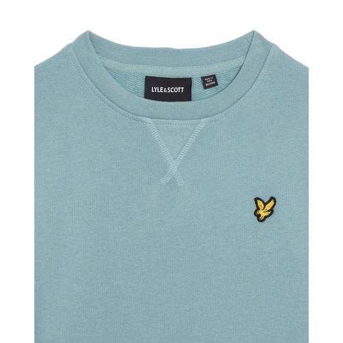 Lyle & Scott sweater Blauw Jongens Katoen Ronde hals Effen 170 176