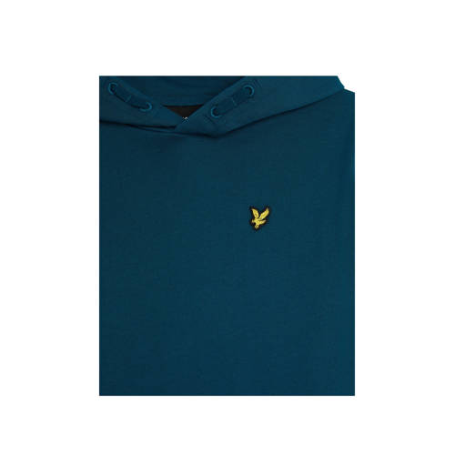 Lyle & Scott sweater Blauw Jongens Katoen Capuchon Effen 152 158