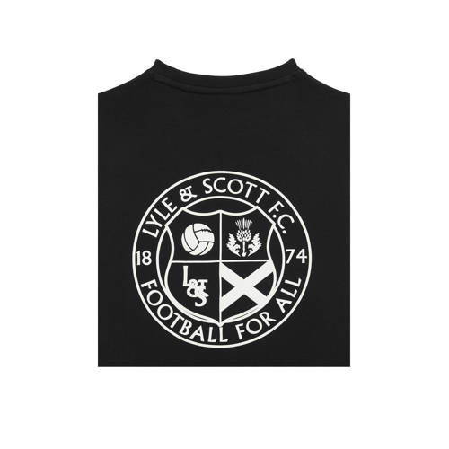 Lyle & Scott sweater met printopdruk zwart Printopdruk 170 176