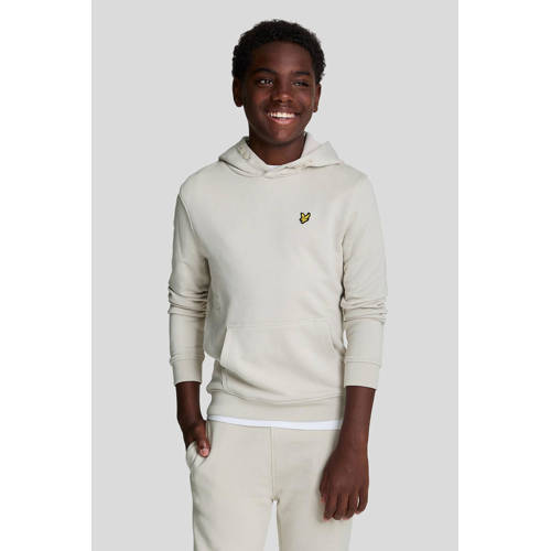 Lyle & Scott sweater Beige Jongens Katoen Capuchon Effen 164 170