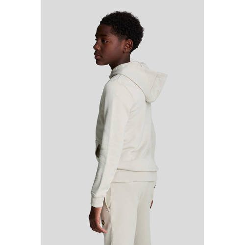 Lyle & Scott sweater Beige Jongens Katoen Capuchon Effen 164 170