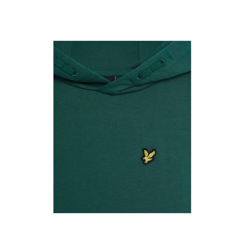 Lyle & Scott sweater Groen Jongens Katoen Capuchon Effen 170 176