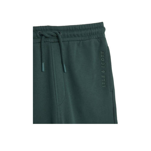 Lyle & Scott joggingbroek donkergroen Jongens Katoen Effen 170 176