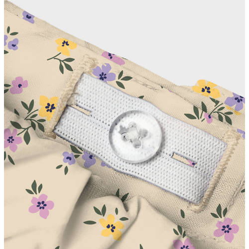 name it MINI skort NMFVINAYA met all over print en volant ecru lila geel Rok Meisjes Polyester 92