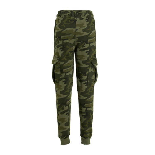 Anytime cargo joggingbroek camo print khaki Groen Jongens Katoen Camouflage - maat 146/152 afbeelding