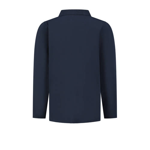 Ballin polo donkerblauw Jongens Polyester Polokraag Effen 140