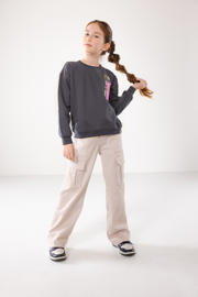 thumbnail: Blue Rebel straight fit cargobroek Leona beige