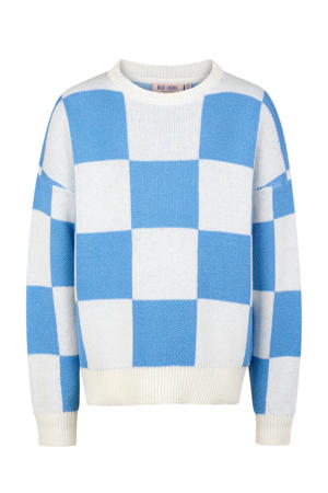 gebreide trui blauw