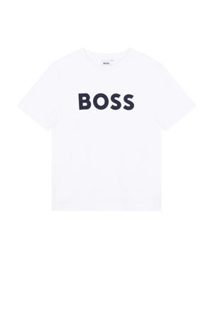 T-shirt met logo wit