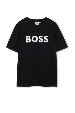 T-shirt met logo zwart