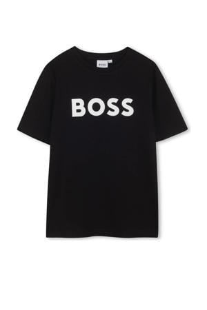 T-shirt met logo zwart