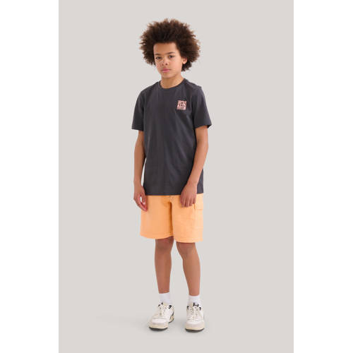 Shoeby regular fit sweatshort oranje Korte broek Jongens Katoen Effen 170 176