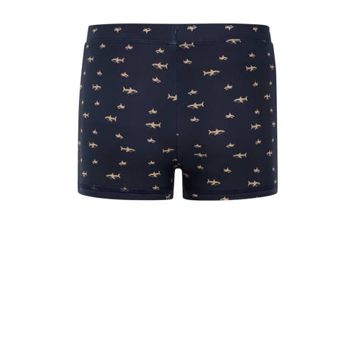 Protest zwemboxer PRTIVAR JR donkerblauw Jongens Polyamide All over print 152