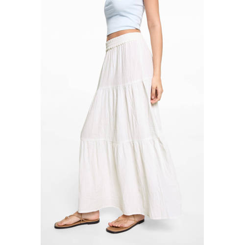 Mango Kids rok wit Meisjes Katoen Effen 152(XXS)