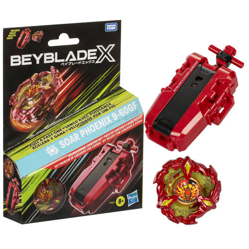 Beyblade X Soar Phoenix Deluxe stringlauncher speelset Tol