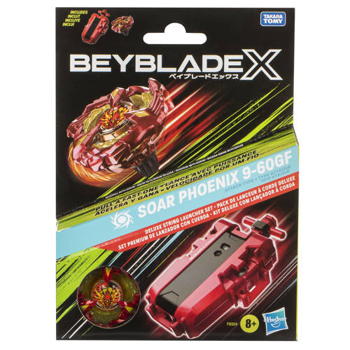 Beyblade X Soar Phoenix Deluxe stringlauncher speelset Tol