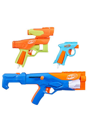 N Series Gear Up Pack, 3x Blasters, 18 Nerf N1 Darts Alleen voor de Nerf N Series Blasters