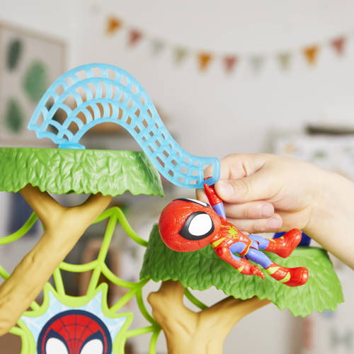 Marvel Spidey and His Amazing Friends DinoWebs Boomhut Speelset