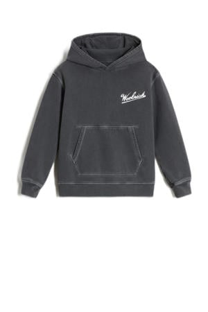 hoodie met logo zwart