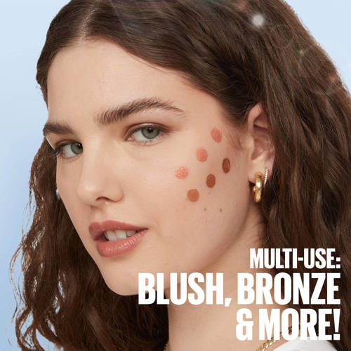 Maybelline New York Sunkissed Liquid Glow blush 8 Shades On