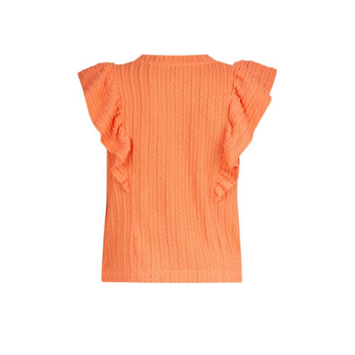 Shoeby T-shirt oranje Meisjes Polyester Ronde hals 122 128